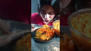 30 second spicy hot Maggi eating challenge foodchallenge shorts maggi [upl. by Etennaej]