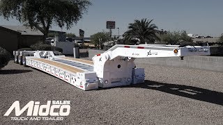 55 Ton Lowboy Trailer  New XL Specialized XL 110 HDG Lowboy [upl. by Sibella]