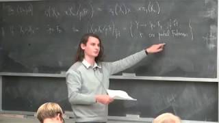 Lecture Series quotpadic Geometryquot by Peter Scholze 2014 lecture 15 [upl. by Neneek]