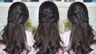 Quick amp Easy 2 Minute Hairstyle  Simple amp Cute Hairstyles for Medium Hair  Femirelle Hairstyle [upl. by Ardnohs22]