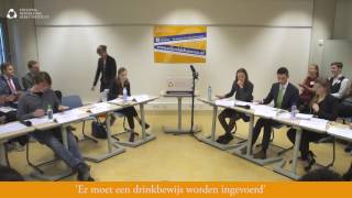 DEBAT  NK Debatteren havovwo  Invoeren drinkbewijs 2017 [upl. by Nefen]