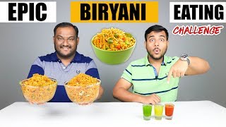 EPIC BIRYANI EATING CHALLENGE  Biryani Eating Competition  Food Challenge [upl. by Rafaello]