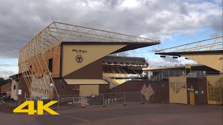 Wolverhampton Walk Outside Molineux  Wolverhampton Wanderers FC  Wolves【4K】 [upl. by Whetstone]