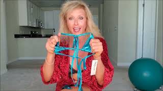 Fit Women over 50  Oh My  Itsy Bitsy Micro Bikini amp Lingerie Unwrapping  NEW CHANNEL Fit Nice [upl. by Nnalyrehs]