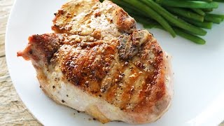 How to Cook A Thick Cut Pork Chop [upl. by Nnylarej]