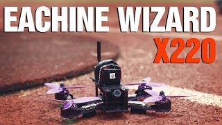 Eachine Wizard X220 Dron de Carreras Análisis Español [upl. by Capriola]