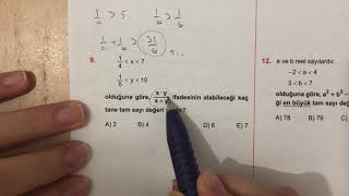 KAREKÖK TYT Matematik Basit Eşitsizlikler Test6 Anlatımlı Çözümleri20182019 basım [upl. by Fronnia842]