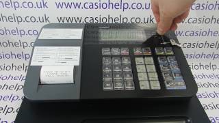 E01 Error Message Casio SEG1  SES700  SMT273  PCRT273 Cash Register [upl. by Alhan176]