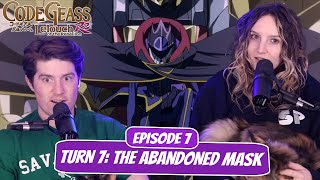 LELOUCHS NEW PLAN  Code Geass Newlyweds Reaction  Ep 7 “Turn 7 The Abandoned Mask” [upl. by Yllop]