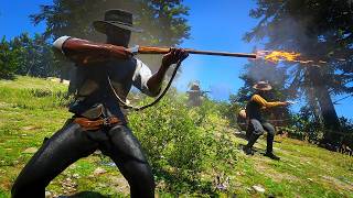 Foreman Brothers vs Lawmen  Red Dead Redemption 2 NPC Wars 129 [upl. by Daj356]