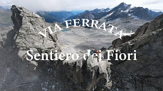 VIA FERRATA SUL PRESENA  Sentiero dei Fiori 3100m [upl. by Resa690]