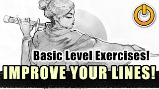 IMPROVE your LINE WORK Basic beginner LVL exercises [upl. by Vieva]