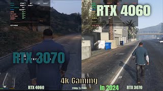 RTX 4060 vs RTX 3070 gaming 4k [upl. by Tadio665]