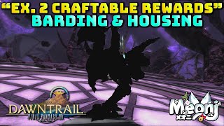 FFXIV Dawntrail Second Extreme Trial Housing amp Barding  Contains Spoilers [upl. by Tj]