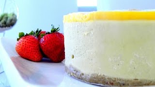 Receta Vegana Cheescake de Mango [upl. by Shwalb]