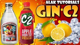 GIN C2 MIX JUICY LEMON C2 MIX Pinoy Cocktail  Alak Tutorials 341 [upl. by Ahsied]