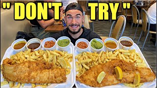 quotTRULY IMPOSSIBLEquot 16LB FISH amp CHIP CHALLENGE  Englands Biggest Fish Supper Challenge [upl. by Gowon]