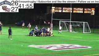 Mount Mens Rugby vs Kutztown [upl. by Darbee]