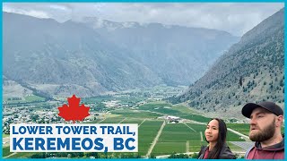 Best Views of Keremeos British Columbia Lower Tower Trail🇨🇦 [upl. by Brenan]