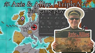 Axis amp Allies  TripleA  Full game play [upl. by Lifton]