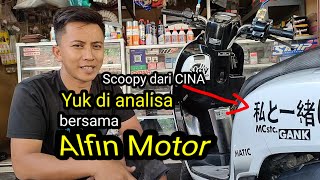 Suara mesin Scoopy BERISIK tidak jadi turun mesin bersama ALFIN MOTOR [upl. by Deonne]