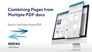 How to Combine Pages from Multiple PDFs in Kofax Power PDF [upl. by Gefell]