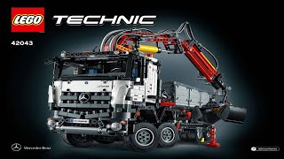 LEGO instructions  Technic  42043  MercedesBenz Arocs 3245 [upl. by Warthman]