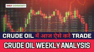 Crude Oil Weekly Analysis  Crude Oil Technical Chart  Daily Commodity [upl. by Lillith]