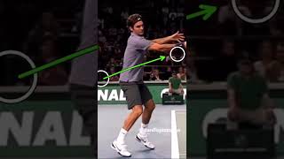 Roger Federer forehand return [upl. by Fredette]