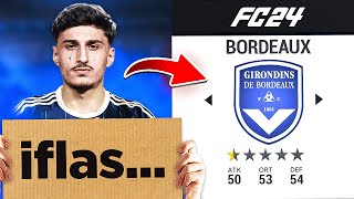 İFLAS EDEN FUTBOL TAKIMINI KURTARDIM  EA FC 24 BORDEAUX REBUİLD [upl. by Annairb762]