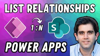 Mastering SharePoint List Relationships in Power Apps  Create Responsive Repeating Tables [upl. by Riatsala879]