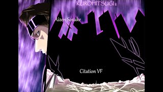 Aizen Sōsuke  Citation VF Bleach  Kurohitsugi quot Cercueil noir quot [upl. by Derzon]