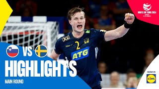 Simply UNSTOPPABLE 🤯  Slovenia vs Sweden  Highlights  EHF EURO 2024 [upl. by Castara]