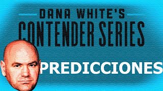 Predicciones  Dana Whites Contender Series 2024 Semana 8 [upl. by Hayimas]