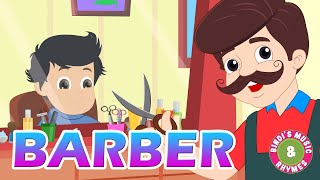 Barber Song  Community Helpers  Nursery Rhymes  Bindis Music amp Rhymes [upl. by Sherwin]