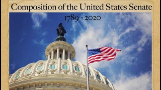 Composition of the US Senate 1789  2020 [upl. by Enehpets445]