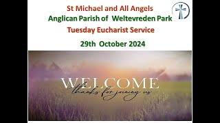 Tuesday Eucharist Service  29th October 2024 [upl. by Nave393]