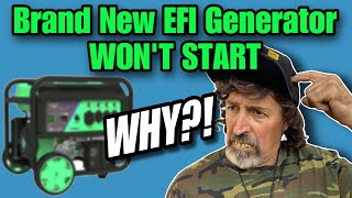 Why Wont This Brand New EFI Generator WONT START [upl. by Almat746]