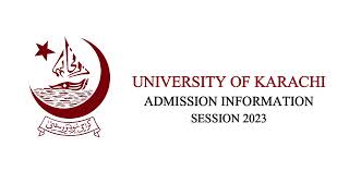 Karachi University Admissions 2023  University of Karachi Admission 2023  How To Apply Online [upl. by Bunder]