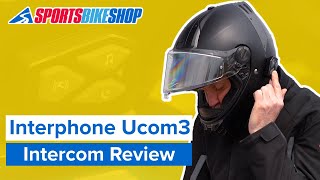 Interphone Ucom3 Bluetooth intercom review  Sportsbikeshop [upl. by Coe706]