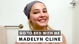 Outer Banks Star Madelyn Clines Nighttime Skincare Routine  Go To Bed With Me  Harpers BAZAAR [upl. by Leong]