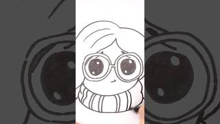 How to draw Sadness from Inside Out Compilation Learn StepbyStep speed up fun to watch [upl. by Silvers]