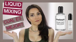 Inglot Duraline VS Mehron Liquid Mixing  Liquidos Mezcladores [upl. by Lrat]