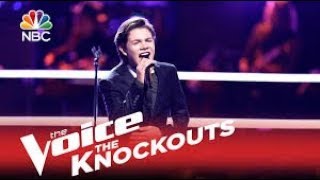 Braiden Sunshine  Feeling Good The Voice Knockout 2015 [upl. by Aihtnamas]