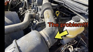 Found out why the Ford F350 54 was Idling sporadically and stalling during idle Super easy fix [upl. by Esther]