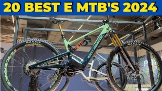 20 Best ELECTRIC MOUNTAIN BIKES for 2024 from the EUROBIKE 2023 in detail 4K [upl. by Hermie]