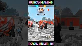 MUSKAN GAMINGVSROYALKILLER1M1 VS 1 CUSTOM CHALLENGE 👿🔥🔥 [upl. by Jacquelin]