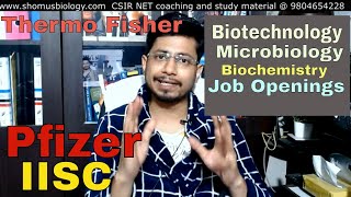 Biotechnology jobs December 2021  Biotechnology biochemistry Microbiology jobs for freshers [upl. by Diahann]