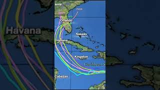 TROPICS WATCH  Central Florida in cone for projected Category 3 hurricane [upl. by Nuahsyd469]