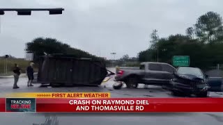 Cars mangled Thursday in crash along Thomasville Road [upl. by Bergess869]